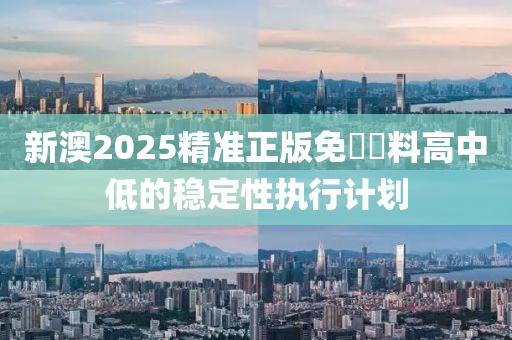 新澳2025精準(zhǔn)正版免費(fèi)資料高中低的穩(wěn)定性執(zhí)行計(jì)劃