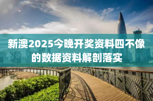 新澳2025今晚開獎資料四不像的數(shù)據(jù)資料解剖落實木工機械,設(shè)備,零部件