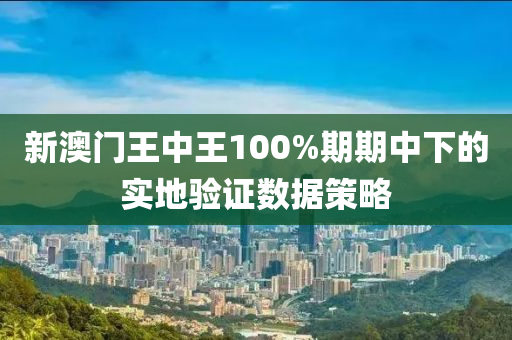 新澳門王中王100%期期中下的實地驗證數(shù)據(jù)策略