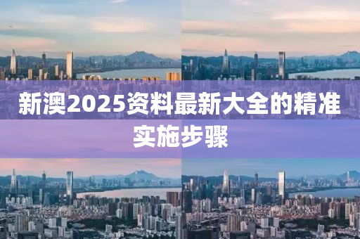 新澳2025資料最新大全的精準(zhǔn)實(shí)施步驟