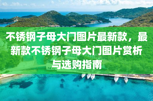 不銹鋼子母大門圖片最新款，最新款不銹鋼子母大門圖片賞析與選購指南