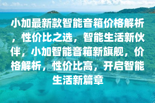 小加最新款智能音箱價格解析，性價比之選，智能生活新伙伴，小加智能音箱新旗艦，價格解析，性價比高，開啟智能生活新篇章木工機械,設備,零部件