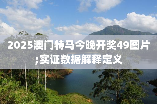 2025澳門特馬今晚開獎49圖片;實證數(shù)據(jù)解釋定義