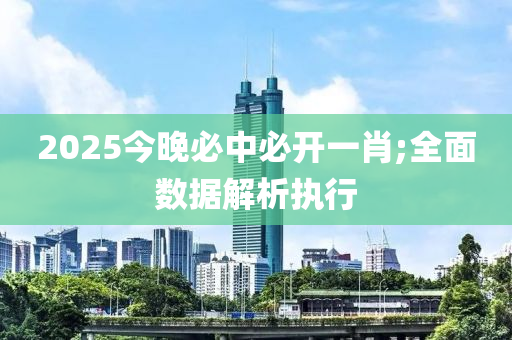 2025今晚必中必開(kāi)一肖;全面數(shù)據(jù)解析執(zhí)行