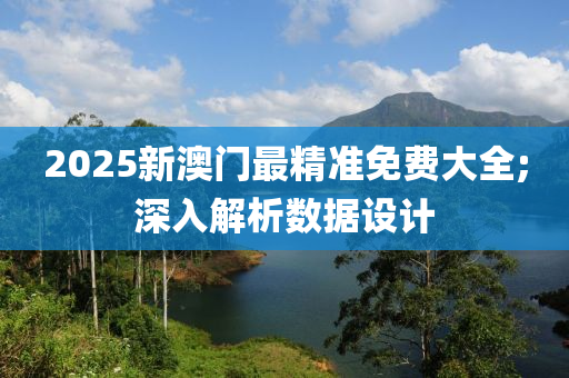 2025新澳門最精準免費大全;深入解析數(shù)據(jù)設計