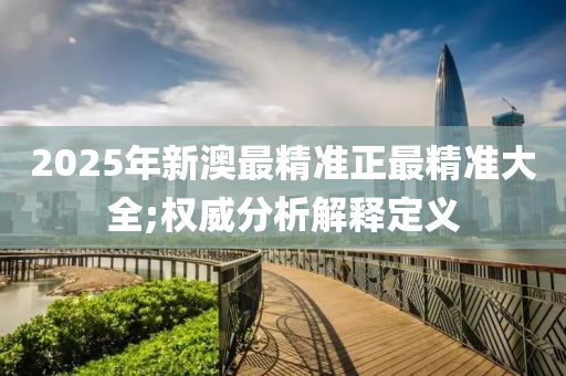 2025年新澳最精準正最精準大全;權威分析解釋定義