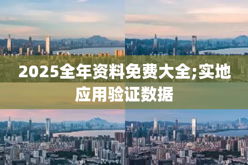 2025全年資料免費大全;實地應用驗證數據