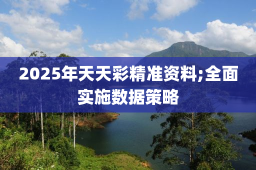 2025年天天彩精準(zhǔn)資料;全面實(shí)施數(shù)據(jù)策略