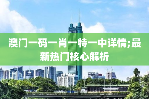 澳門一碼一肖一特一中詳情;最新熱木工機械,設備,零部件門核心解析