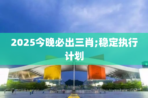 2025今晚必出三肖;穩(wěn)定執(zhí)行計劃