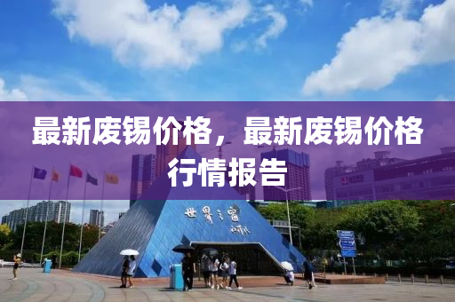 最新廢錫價格，最新廢錫價格行情報告