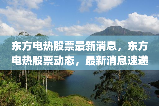 東方電熱股票最新消息，東方電熱股票動態(tài)，最新消息速遞木工機(jī)械,設(shè)備,零部件