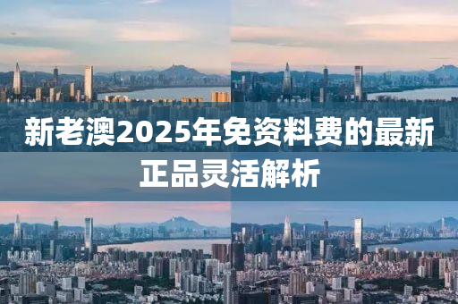 新老澳2025年免資料費的最新正品靈活解析