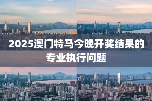 2025木工機械,設備,零部件澳門特馬今晚開獎結(jié)果的專業(yè)執(zhí)行問題