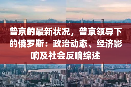 普京的最新狀況，普京領導下的俄羅斯：政治動態(tài)、經(jīng)濟影響及社會反響綜述木工機械,設備,零部件