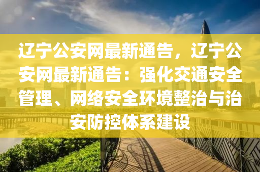 遼寧公安網最新通告，遼寧公安網最新通告：強化交通安全管理、網絡安全環(huán)境整治與治安防控體系建設