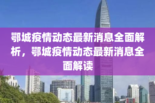 鄂城疫情動態(tài)最新消息全面解析，鄂城疫情動態(tài)最新消息全面解讀