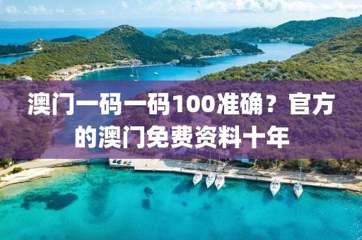 澳門一碼一碼100準(zhǔn)確？官方的澳門免費(fèi)資料十年