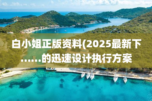 白小姐正版資料(2025最新下……的迅速設(shè)計執(zhí)行方案木工機械,設(shè)備,零部件