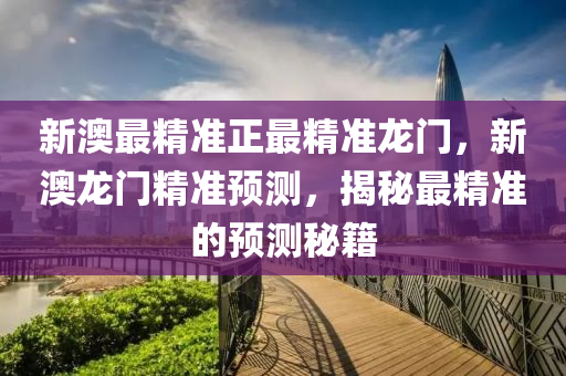 新澳最精準正最精準龍門，新澳龍門精準預測，揭秘最精準的預測秘籍木工機械,設(shè)備,零部件