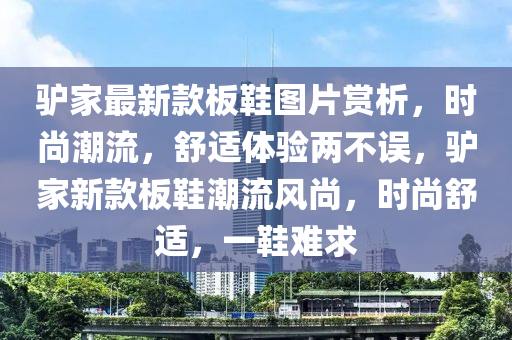 驢家最新款板鞋圖片賞析，時尚潮流，舒適體驗兩不誤，驢家新款板鞋潮流風尚，時尚舒適，一鞋難求