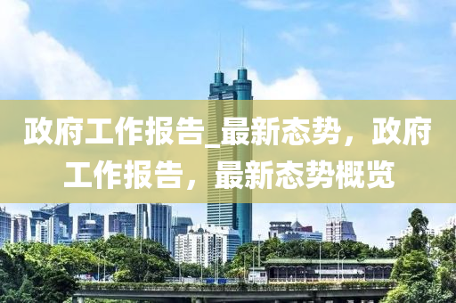 政府工作報告_最新態(tài)勢，政府工作報告，最新態(tài)勢概覽木工機械,設(shè)備,零部件