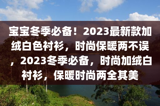 寶寶冬季必備！2023最新款加絨白色襯衫，時尚保暖兩不誤，2023冬季必備，時尚加絨白襯衫，保暖時尚兩全其美