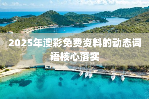 2025年澳彩免費資料的動態(tài)詞語核心落實