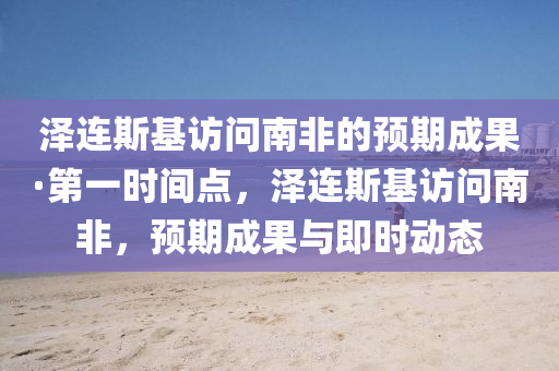 澤連斯基訪問南非的預期成果·第一時間點，澤連斯基訪問南非，預期成果與即時動態(tài)木工機械,設備,零部件