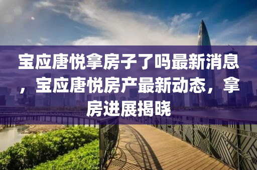 寶應唐悅拿房子了嗎最新消息，寶應唐悅房產(chǎn)最新動態(tài)，拿房進展揭曉