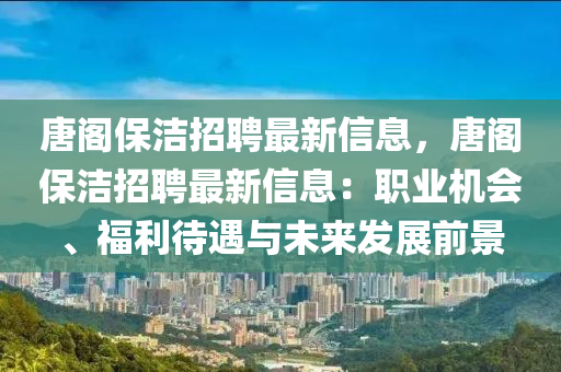 唐閣保潔招聘最新信息，唐閣保潔招聘最新信息：職業(yè)機(jī)會、福利待遇與未來發(fā)展前景