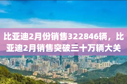 比亞迪2月份銷售322846輛，比亞迪2月銷售突破三十萬輛大關(guān)木工機械,設(shè)備,零部件