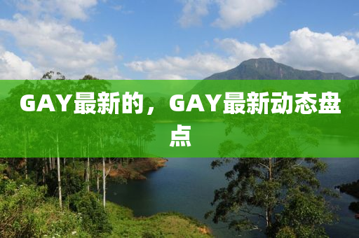 GAY最新的，GAY最新動(dòng)態(tài)盤點(diǎn)