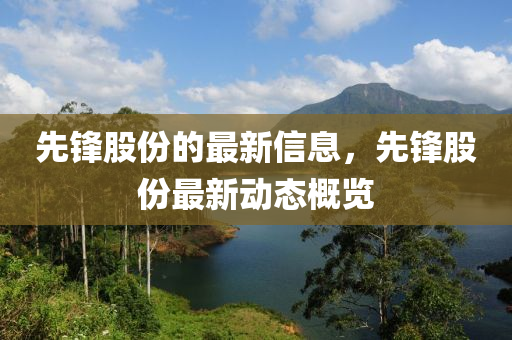 先鋒股份的最新信息，先鋒股份最新動態(tài)概覽木工機械,設(shè)備,零部件