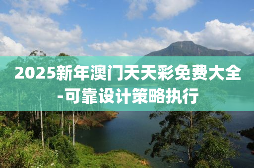 2025新年澳門天天彩免費(fèi)大全-可靠設(shè)計(jì)策略執(zhí)行