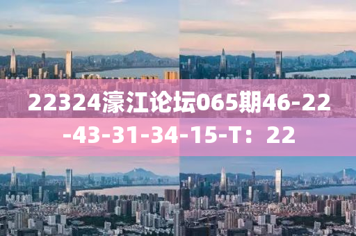 22324濠江論壇065期46-22-43-31-34-15-T：22木工機械,設(shè)備,零部件