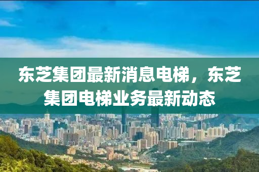 東芝集團(tuán)最新消息電梯，東芝集團(tuán)電梯業(yè)務(wù)最新動(dòng)態(tài)