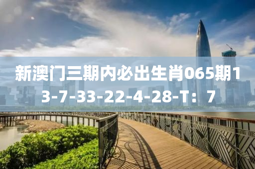 新澳門三期內(nèi)必出生肖065期13-7-33-22-4-28-T：7木工機械,設備,零部件