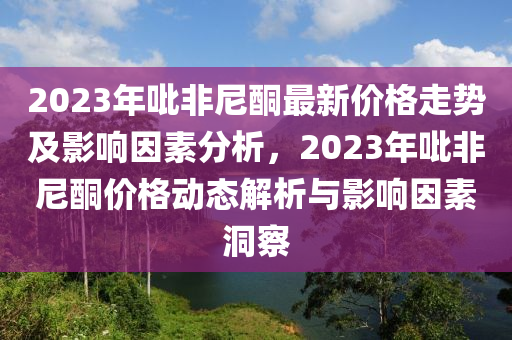 2023年吡非尼酮最新價(jià)格走勢(shì)及影響因素分析，2023年吡非尼酮價(jià)格動(dòng)態(tài)解析與影響因素洞察