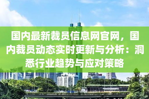 國內(nèi)最新裁員信息網(wǎng)官網(wǎng)，國內(nèi)裁員動態(tài)實時更新與分析：洞悉行業(yè)趨勢與應對策略