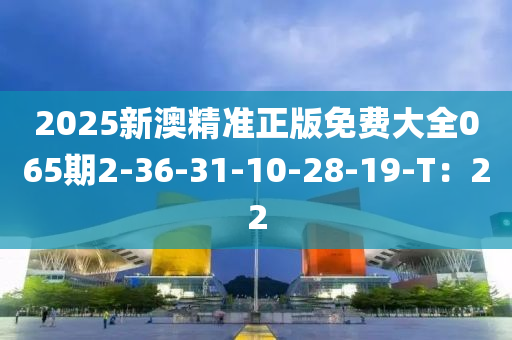 2025新澳精準(zhǔn)正版免費(fèi)大全065期2-36-31-10-28-19-T：22