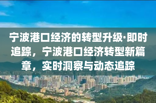 寧波港口經(jīng)濟的轉型升級·即時追蹤，寧波港口經(jīng)濟轉型新篇章，實時洞察與動態(tài)追蹤