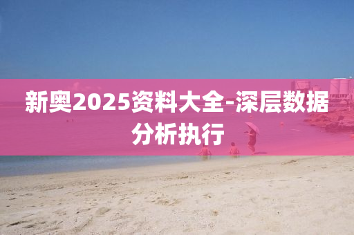 新奧2025資料大全-深層數(shù)據(jù)分析執(zhí)行