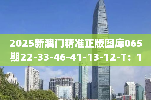 2025新澳門精準正版圖庫065期22-33-46-41-13-12-木工機械,設備,零部件T：1