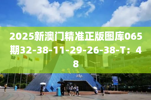 2025新澳門精準(zhǔn)正版圖庫065期32-38-11-29-26-38-T：48