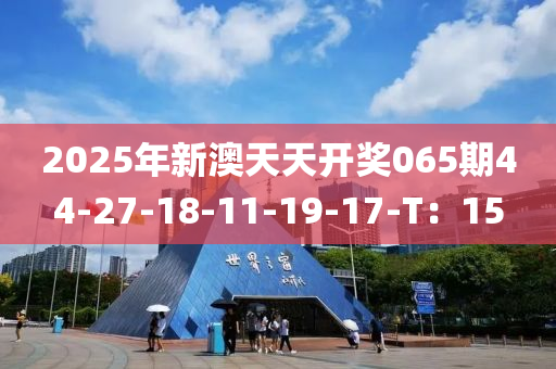 2025年新澳天天開獎065期44-27-18-11-19-17-T：15