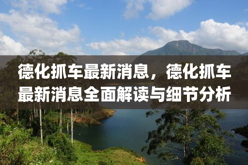 德化抓車最新消息，德化抓車最新消息全面解讀與細節(jié)分析