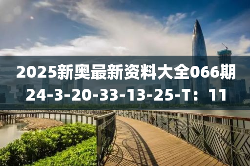 2025新奧最新資料大全066期24-3-20-33-13-25-T：11