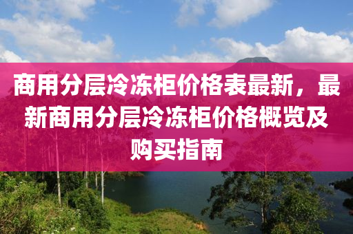 商用分層冷凍柜價格表最新，最新商用分層冷凍柜價格概覽及購買指南木工機(jī)械,設(shè)備,零部件