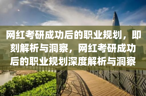 網(wǎng)紅考研成功后的職業(yè)規(guī)劃，即刻解析與洞察，網(wǎng)紅考研成功后的職業(yè)規(guī)劃深度解析與洞察